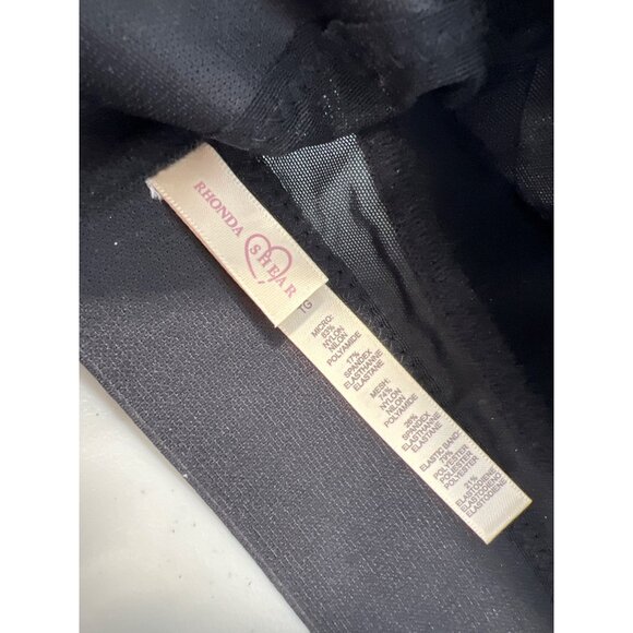 Rhonda Shear 2 Pk Molded Cup Bra with Wrap Back Size XL Black Beige Lounge 638.3 - Picture 5 of 10